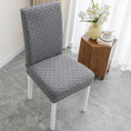 Embossed Oval Knit Chair Cover – Elegant Design