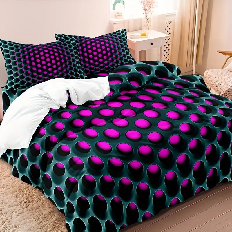 Tranquil Dreamscape 3-Piece Bedding Ensemble