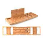Tranquil Bamboo Spa Tray for Relaxing Baths