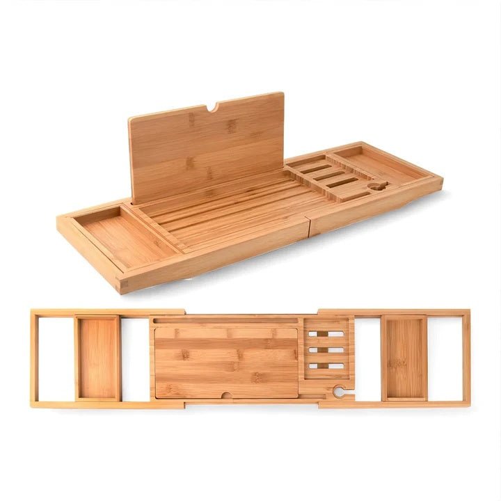 Tranquil Bamboo Spa Tray for Relaxing Baths
