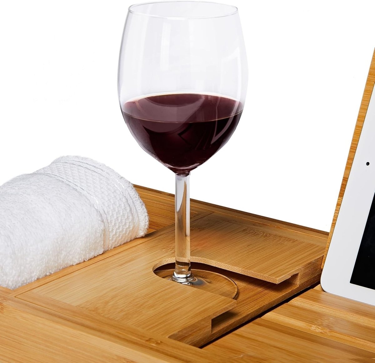 Tranquil Bamboo Spa Tray for Relaxing Baths