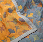 Tranquil Ginkgo Leaf Throw Blanket