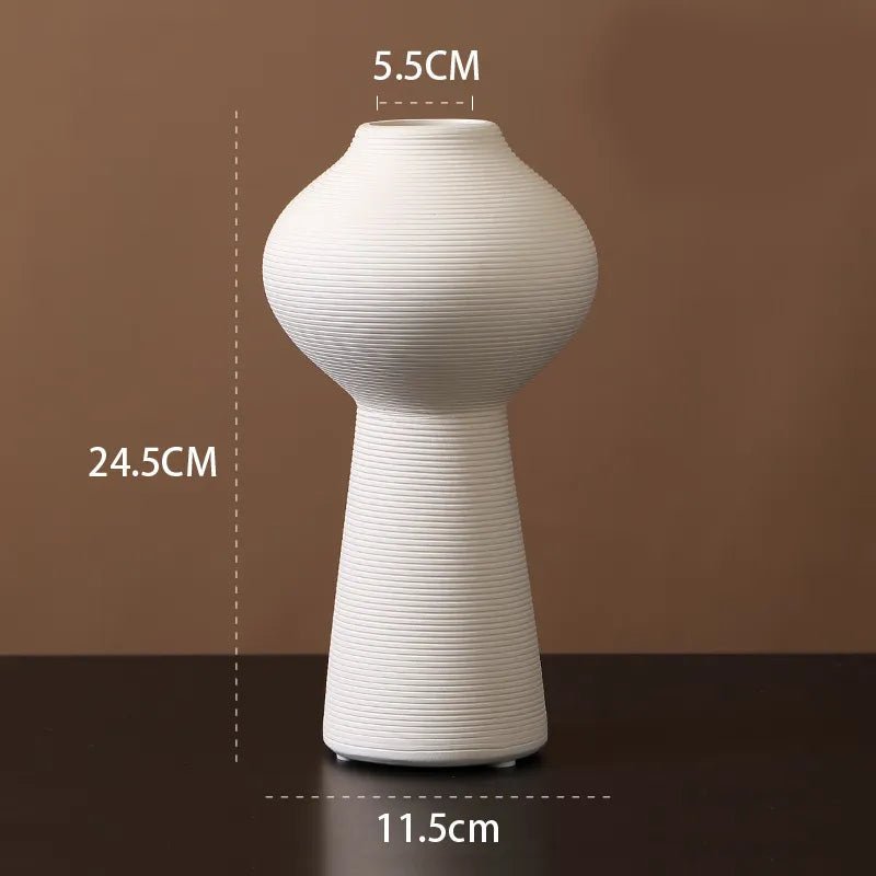 Tranquil Touch Ceramic Vase