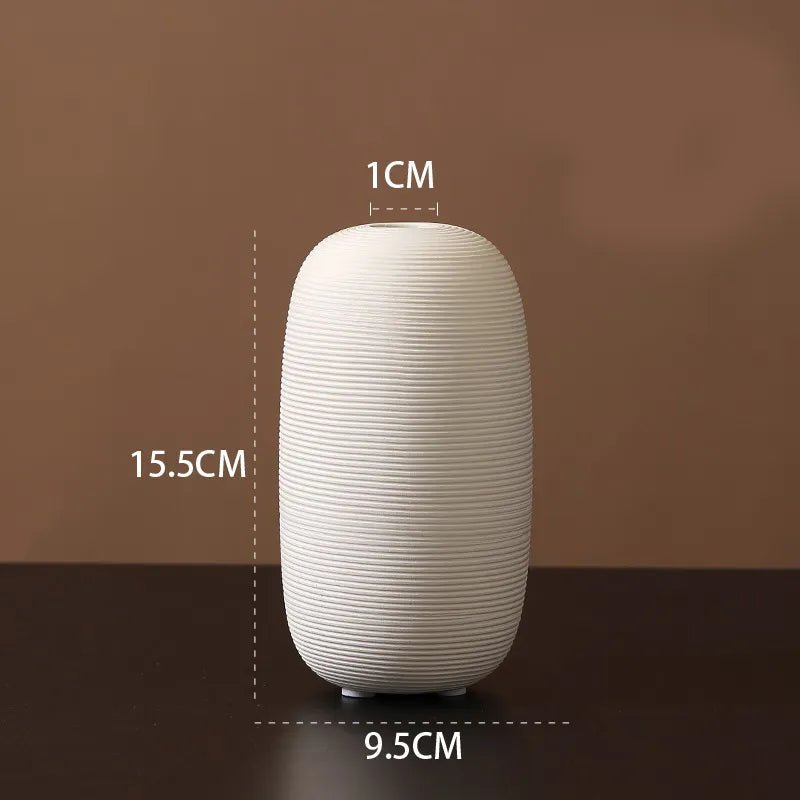 Tranquil Touch Ceramic Vase