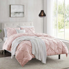 Luxury Microfiber Queen Duvet Cover Set with Elegant Design