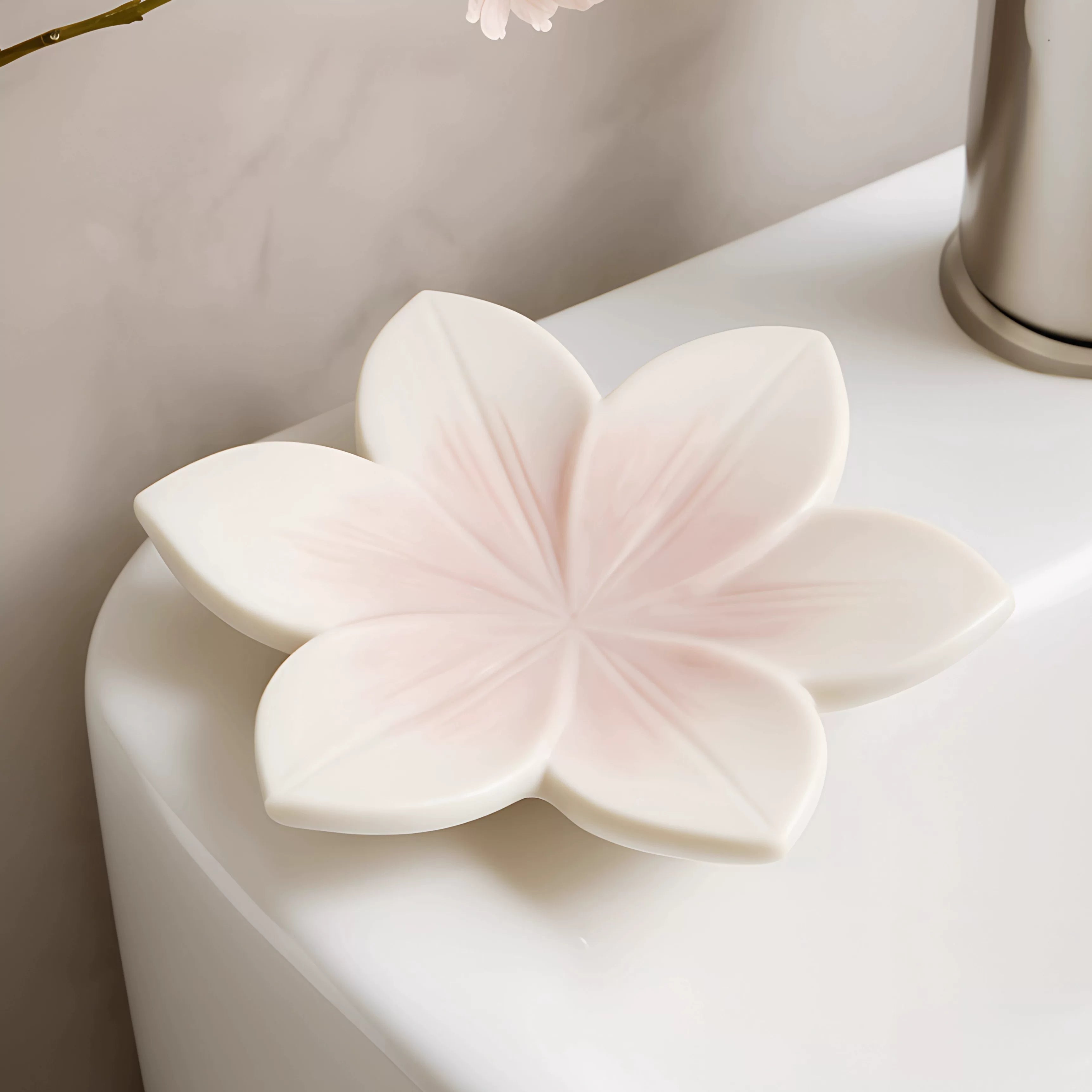 Blossom Breeze Elegant Ceramic Catch-All Dish
