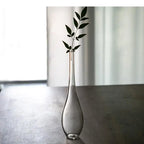 Elegant Clear Glass Flower Holder