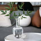 Elegant Clear Glass Flower Holder