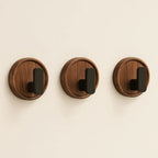 Elegant Wall-Mounted Wooden Hooks for Modern Spaces