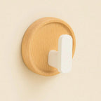 Elegant Wall-Mounted Wooden Hooks for Modern Spaces