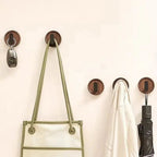 Elegant Wall-Mounted Wooden Hooks for Modern Spaces