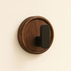 Elegant Wall-Mounted Wooden Hooks for Modern Spaces