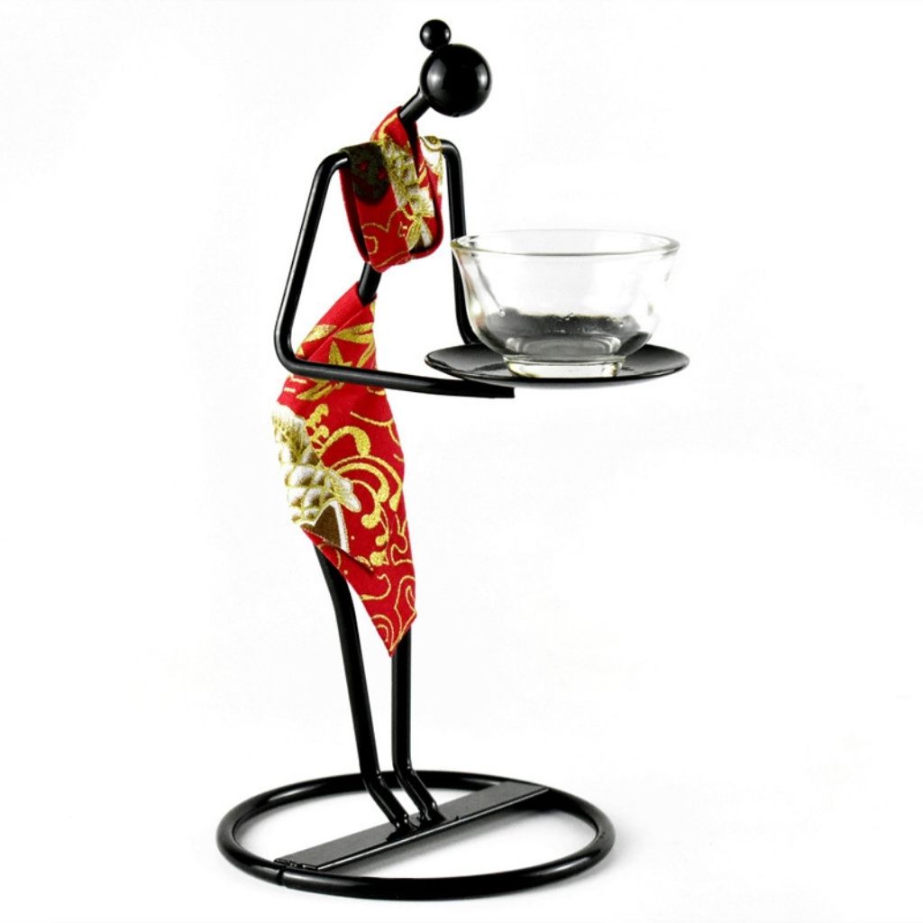 Elegant Cultural Tea Display Set for Home Décor