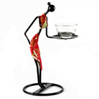 Elegant Cultural Tea Display Set for Home Décor