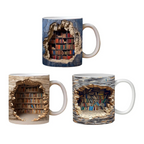 Literary Haven Mug - Your Bookshelf Companion
