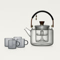 Elegant Borosilicate Glass Tea Set for Daily Use