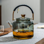 Elegant Borosilicate Glass Tea Set for Daily Use