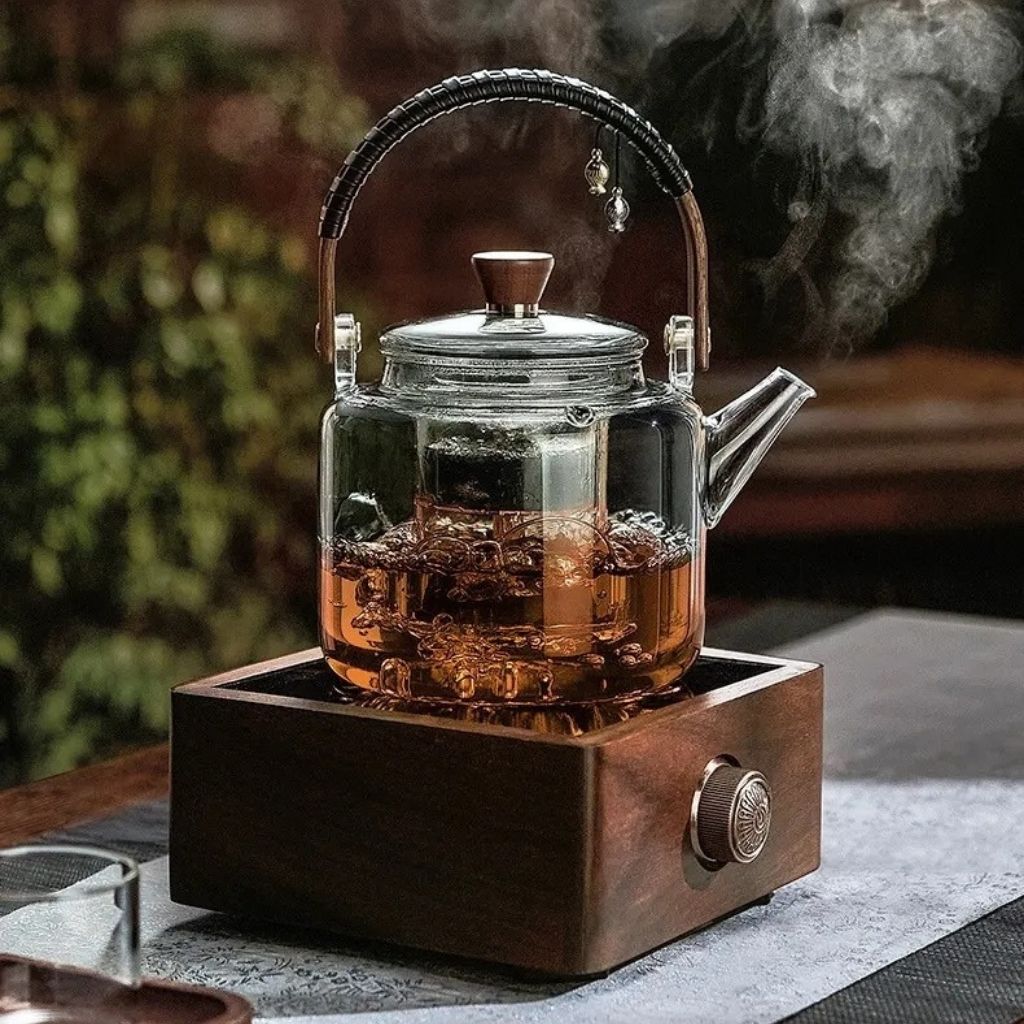 Elegant Borosilicate Glass Tea Set for Daily Use