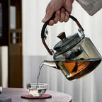 Elegant Borosilicate Glass Tea Set for Daily Use