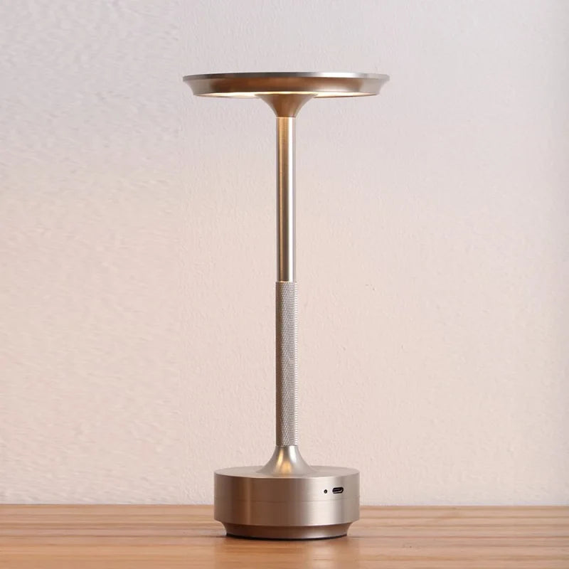 Dimmable LED Table Lamp with Rechargeable Touch Control