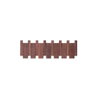 Sleek Wall-Mounted Wooden Coat Organizer