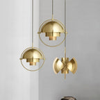 Sculptural Metal Hanging Lamp – Contemporary Nordic Pendant Light