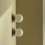 Modern Minimalist Glass Wall Light for Bathroom and Bedroom