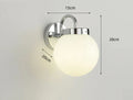 Modern Chrome Wall Light Fixture with Minimalist Design