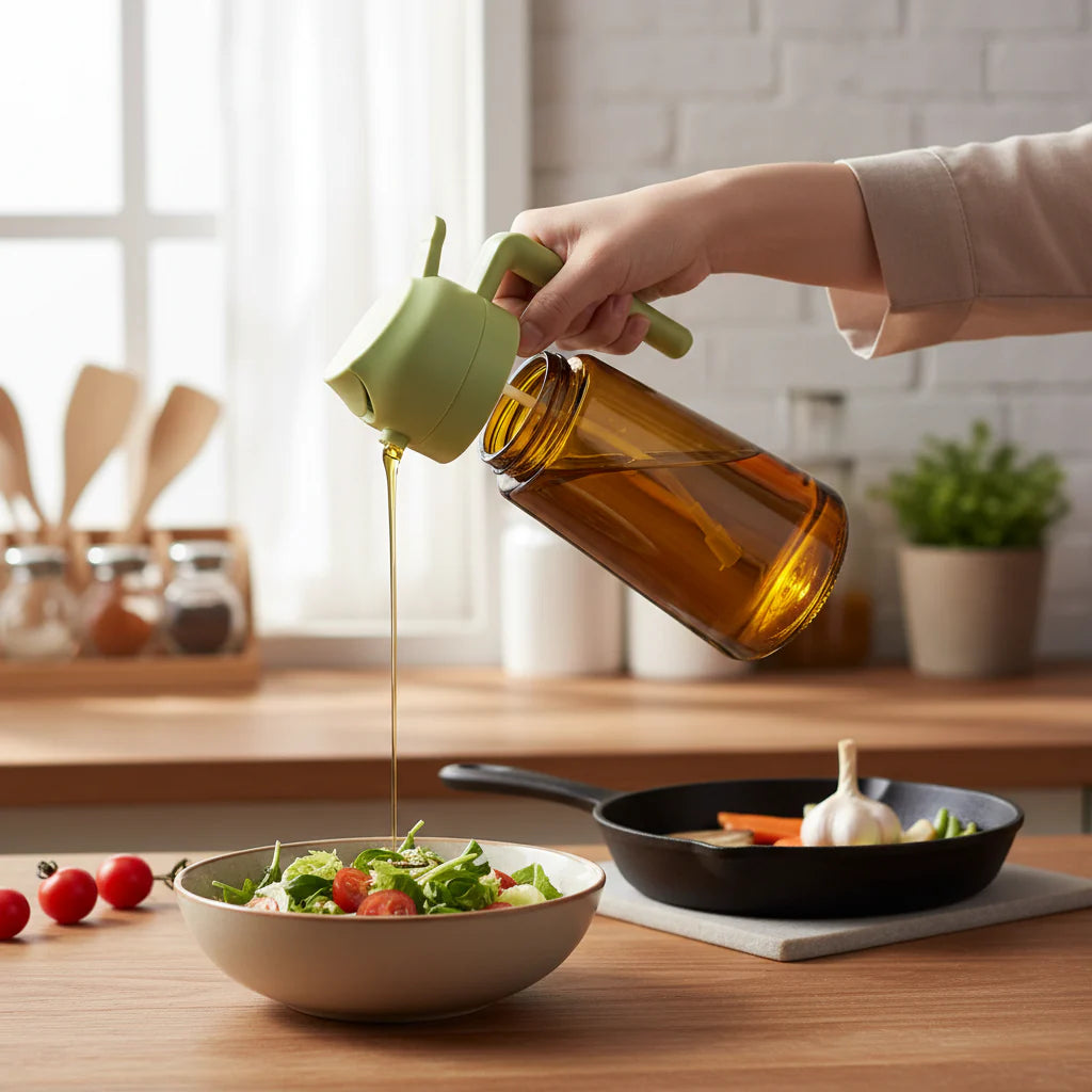 Glass Olive Oil Sprayer Bottle for Cooking and Dispensing