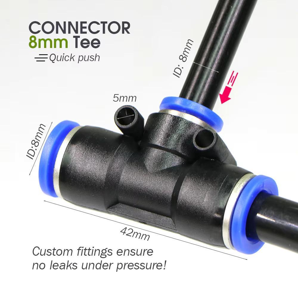 EcoFlow 360° Adjustable Drip Irrigation System with 8mm Tubing
