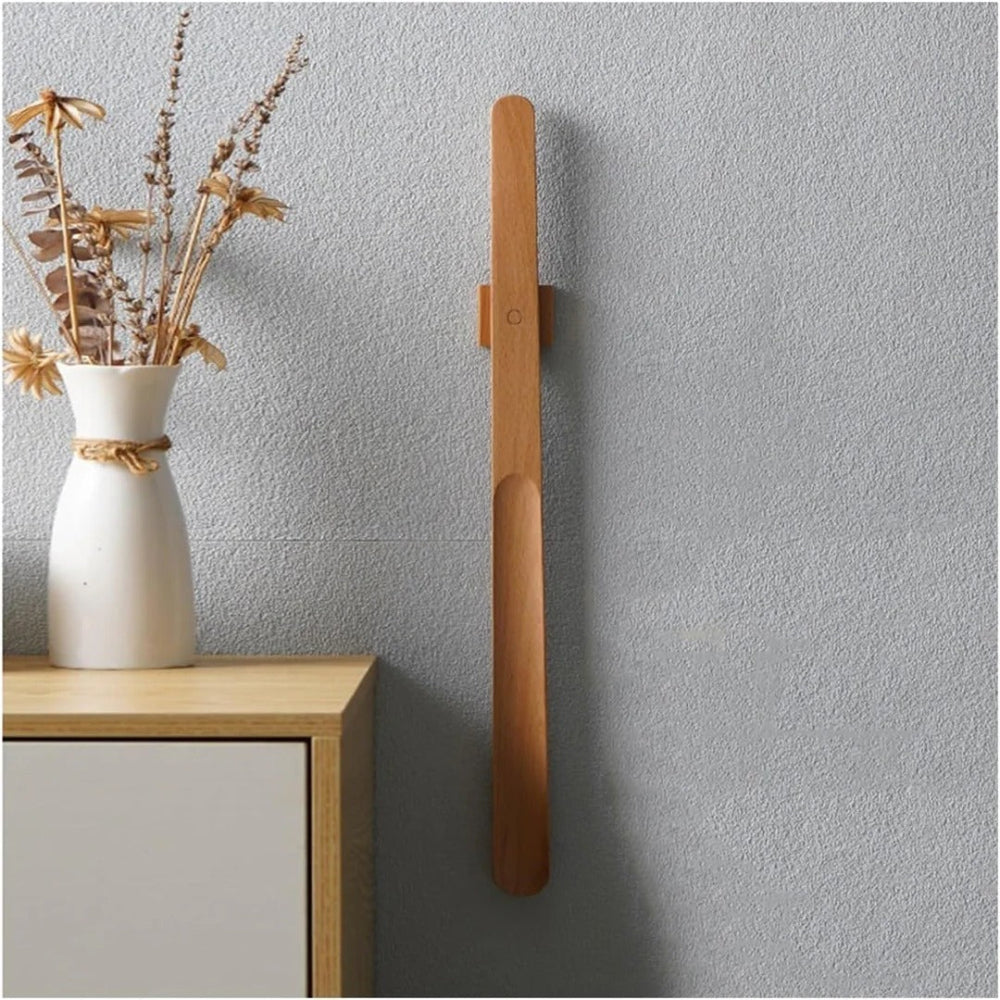 Magnetic Wall-Mounted Shoe Horn for Entryway Use