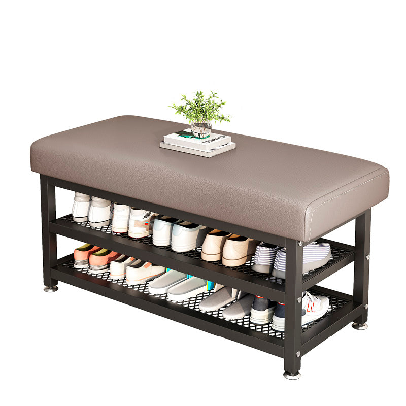 2-Tier Shoe Organizer Rack – Space-Saving Tech Fabric and Steel Design