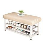 2-Tier Shoe Organizer Rack – Space-Saving Tech Fabric and Steel Design