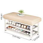 2-Tier Shoe Organizer Rack – Space-Saving Tech Fabric and Steel Design