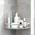 Rust-Resistant Corner Shelf Rack for Wall-Mounted Showers