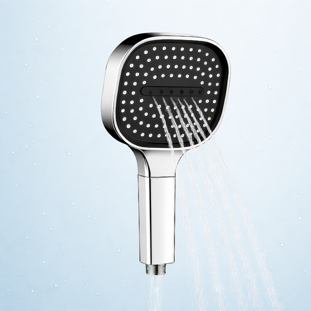 Adjustable High Pressure Shower Head with Turbo Boost Filtered Spray