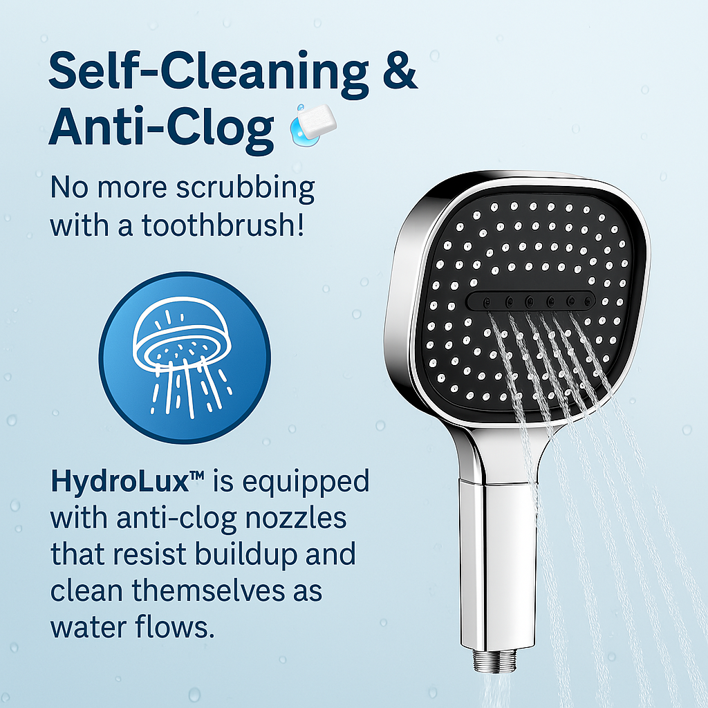 Adjustable High Pressure Shower Head with Turbo Boost Filtered Spray