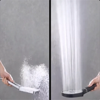 Adjustable High Pressure Shower Head with Turbo Boost Filtered Spray