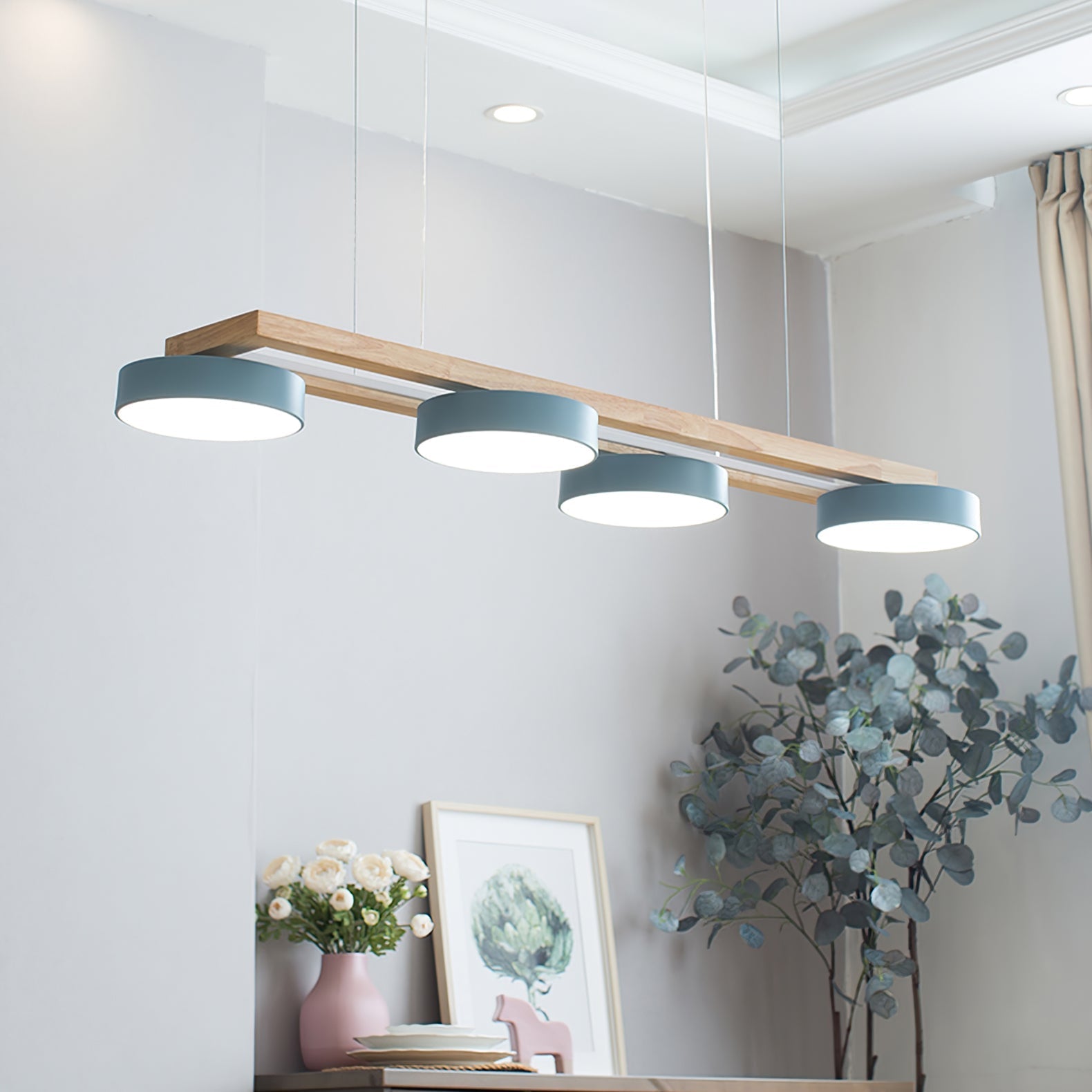 Contemporary Long Chandelier for Chic Home Decor