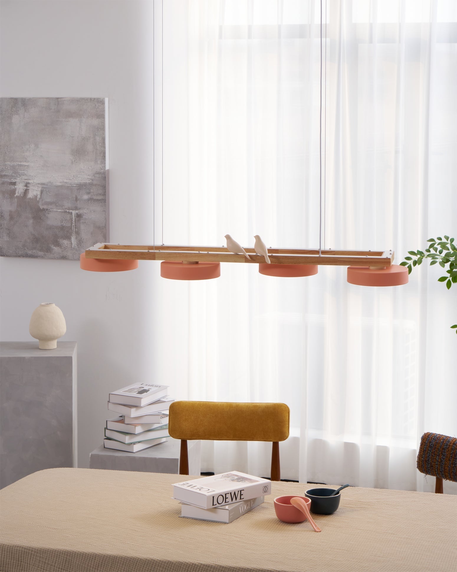 Contemporary Long Chandelier for Chic Home Decor