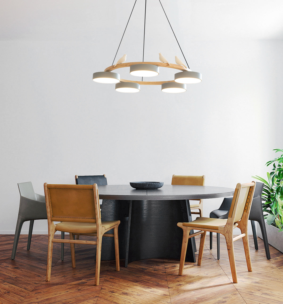 Contemporary Round Chandelier for Chic Home Decor