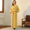 Unisex Comfort Bathrobe in Soft Coral Fleece Material