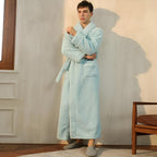 Unisex Comfort Bathrobe in Soft Coral Fleece Material