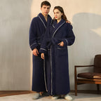 Unisex Comfort Bathrobe in Soft Coral Fleece Material