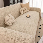 Machine Washable Chenille Sofa Cover - Elegant Speckled Pattern
