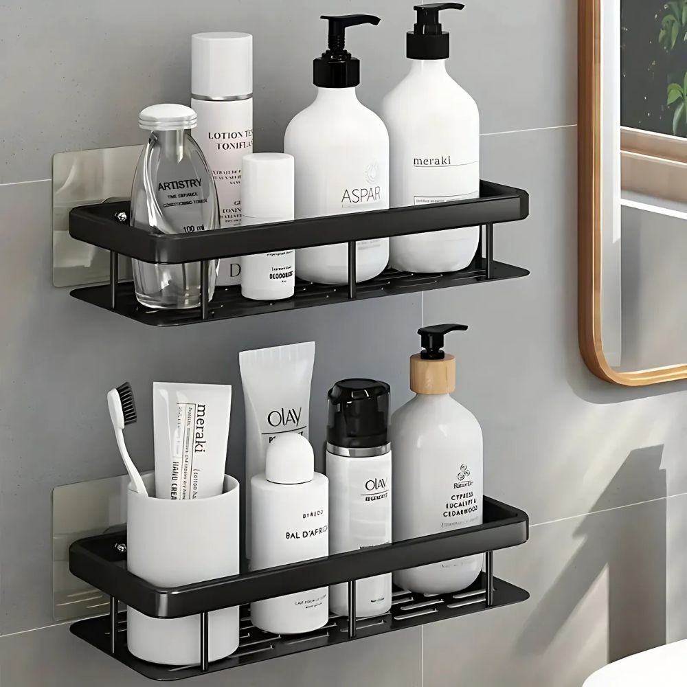 Wall-Mounted Shower Organizer - Rust-Resistant Caddy