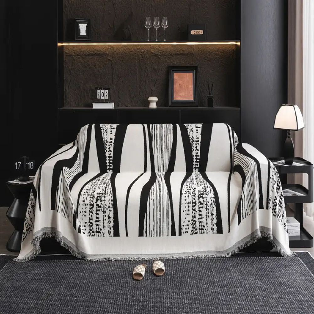 Microfiber Blend Sofa Slipcover - Pet-Friendly Couch Protector