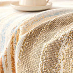 Striped Chenille Sofa Cover in High-Quality Fabric