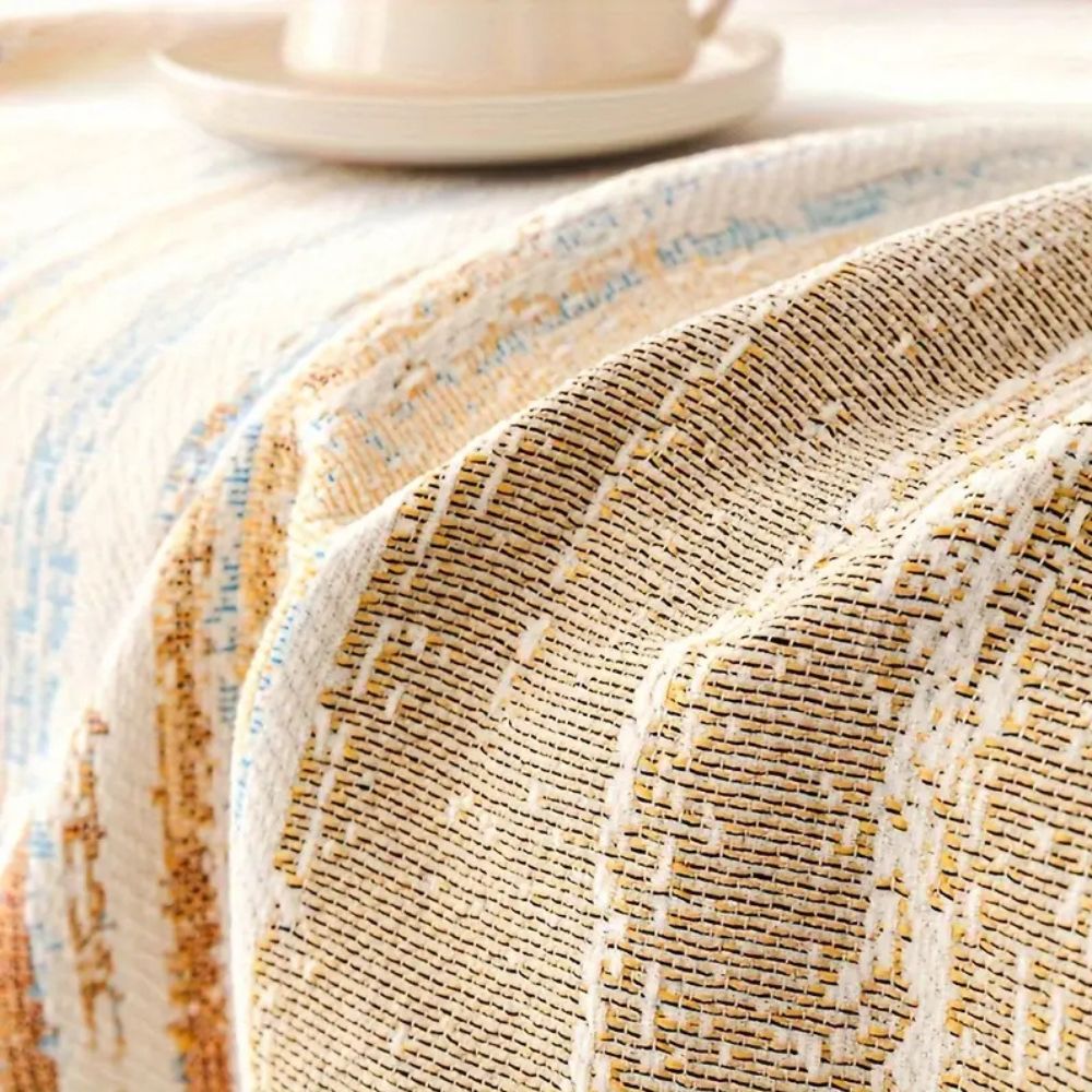 Striped Chenille Sofa Cover in High-Quality Fabric
