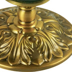 Vintage Base Table Lamp with Opal Glass Shade